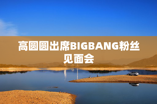 高圆圆出席BIGBANG粉丝见面会