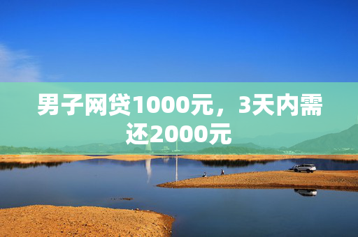 男子网贷1000元，3天内需还2000元